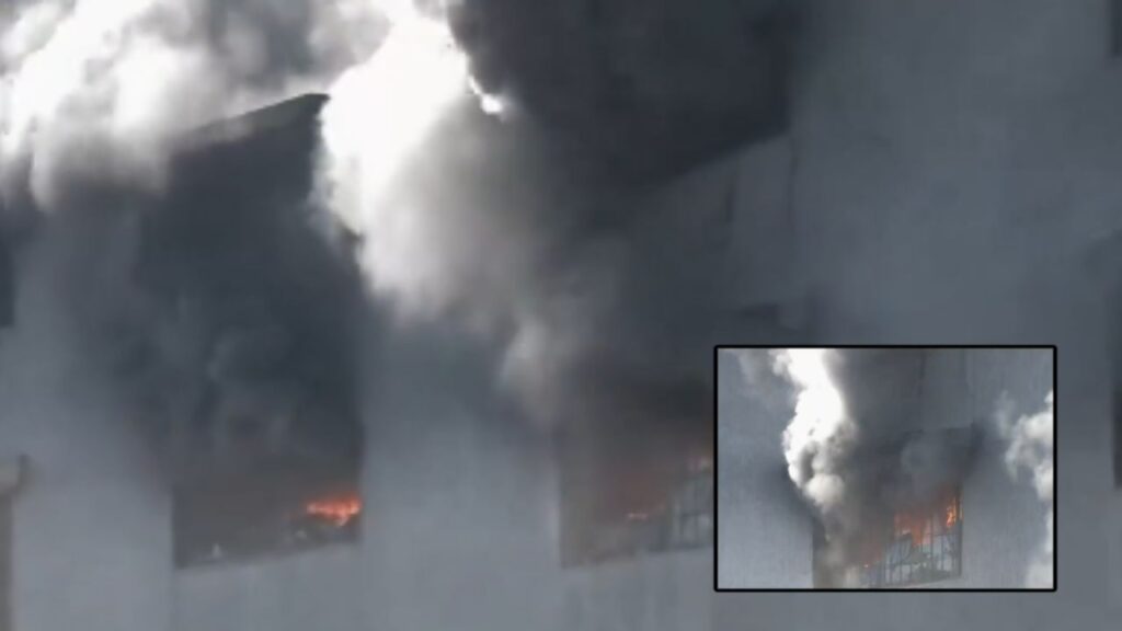 Surat textile market Fire