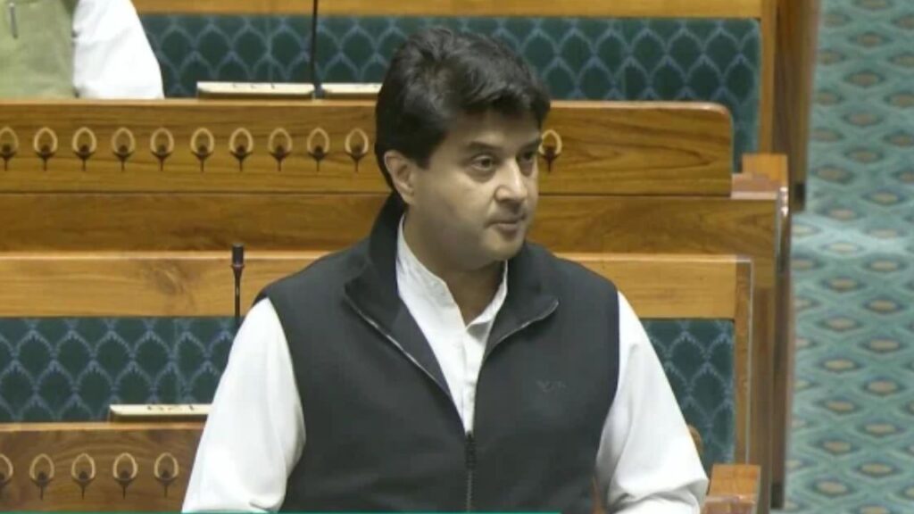 Union Minister Jyotiraditya Scindia