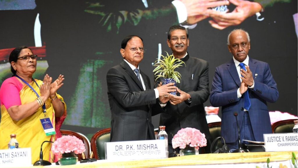 राष्ट्रीय सम्मेलन में डॉ. पीके मिश्र का स्वागत