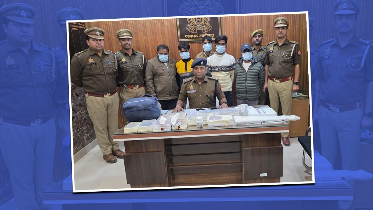 अलीगढ़ से बड़ी खबर: चोरी करने वाले गिरोह का पर्दाफाश, पुलिस ने दबोचे 5 आरोपी