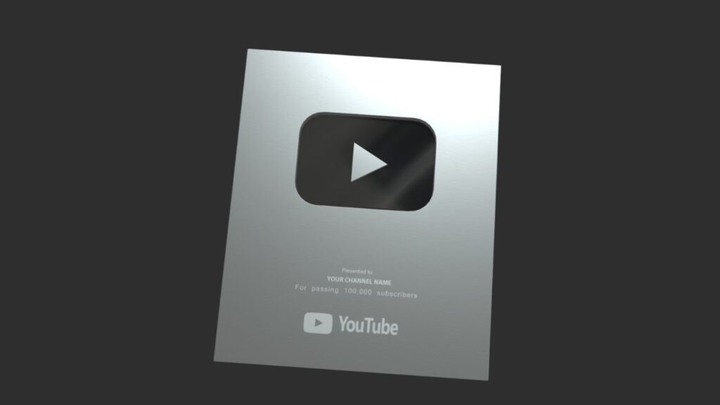 YouTube Silver Play Button