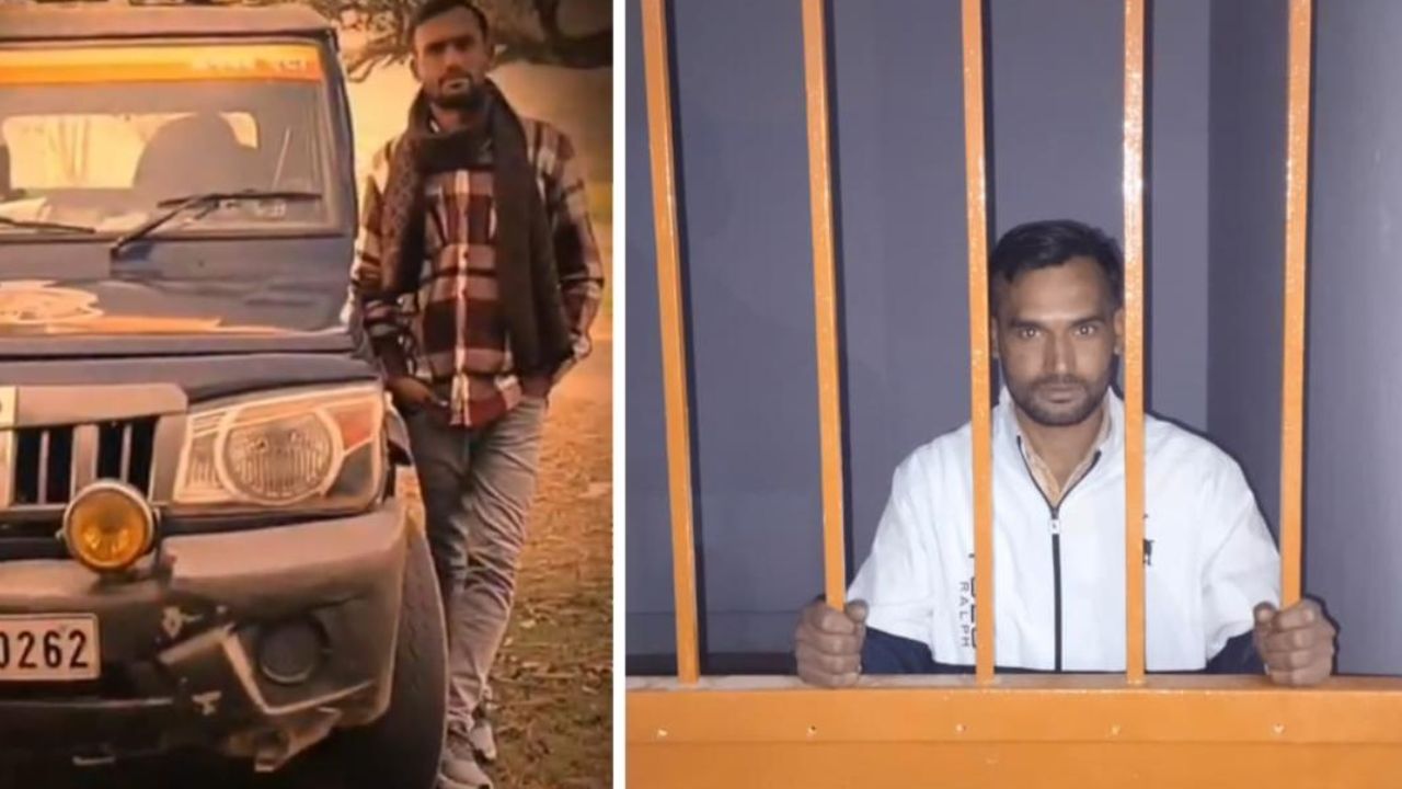 डायनामाइट न्यूज का असर : जीप में बैठकर रौब दिखाना पड़ा भारी, पुलिस ने पकड़ा, Video