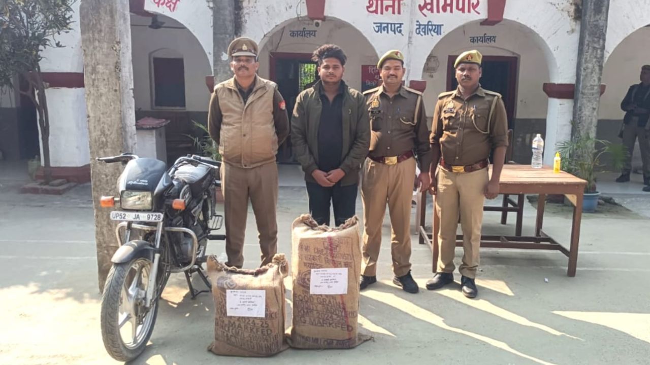 खामपार पुलिस का बड़ा एक्शन: चोरी की बाइक और फर्जी नंबर प्लेट के साथ शराब तस्कर धराया