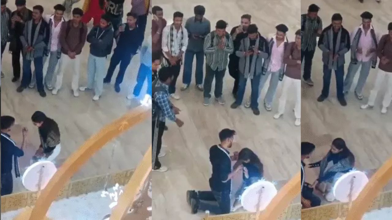Ghaziabad: गौर सेंट्रल मॉल में घुटनों पर बैठकर हुई शादी, बिना पंडित-मुहूर्त मॉल में भरी मांग