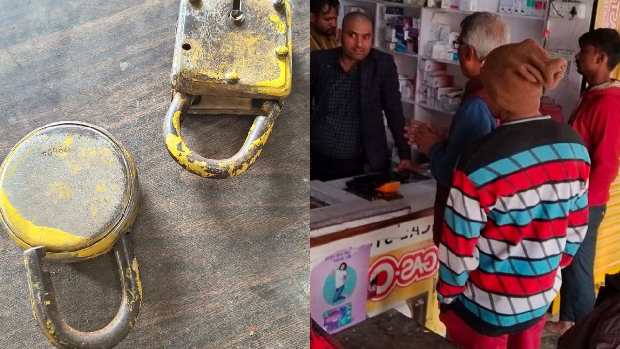 रामपुरवा-गोरखपुर रोड पर दो दुकानों में ताबड़तोड़ चोरी, DVR समेत नकद पर हाथ साफ; व्यापारियों में उबाल