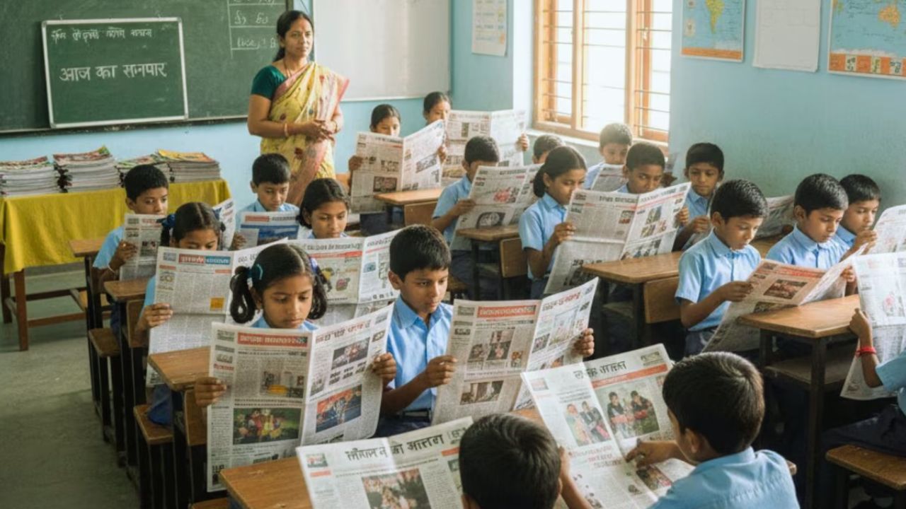डिजिटल लत के खिलाफ बड़ा कदम: UP के स्कूलों में अखबार पढ़ना अनिवार्य, घटेगा स्क्रीन टाइम