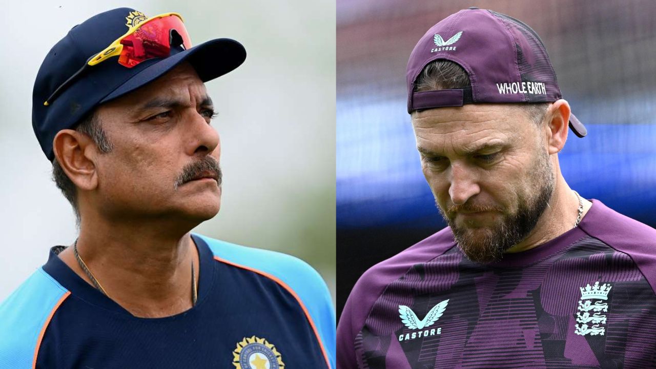 इंग्लैंड के हेड कोच बनेंगे रवि शास्त्री? एशेज हारने के बाद ब्रेंडन मैक्कुलम पर लटकी तलवार