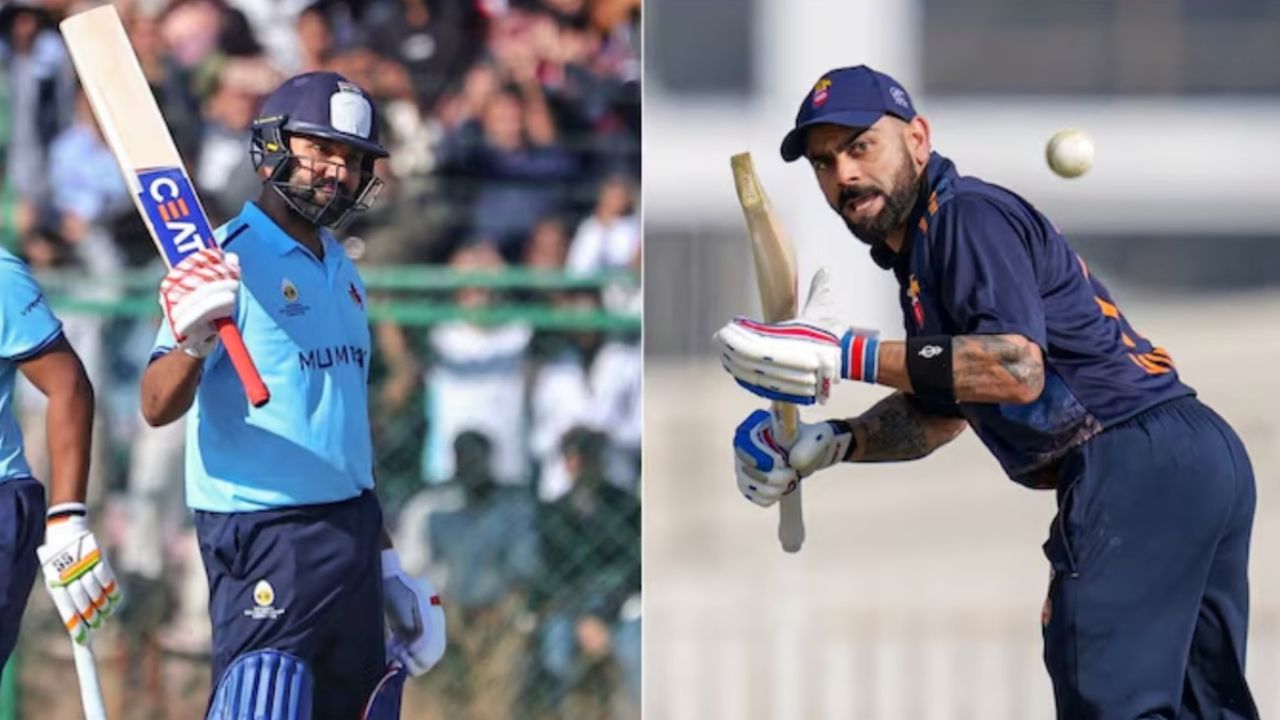 विजय हजारे ट्रॉफी ने रोहित-कोहली को किया मालामाल! सिर्फ दो मैच खेलने के लिए मिली इतनी मोटी रकम