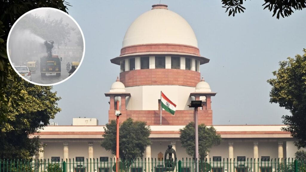 The Supreme Court is hearing the case on Delhi pollution