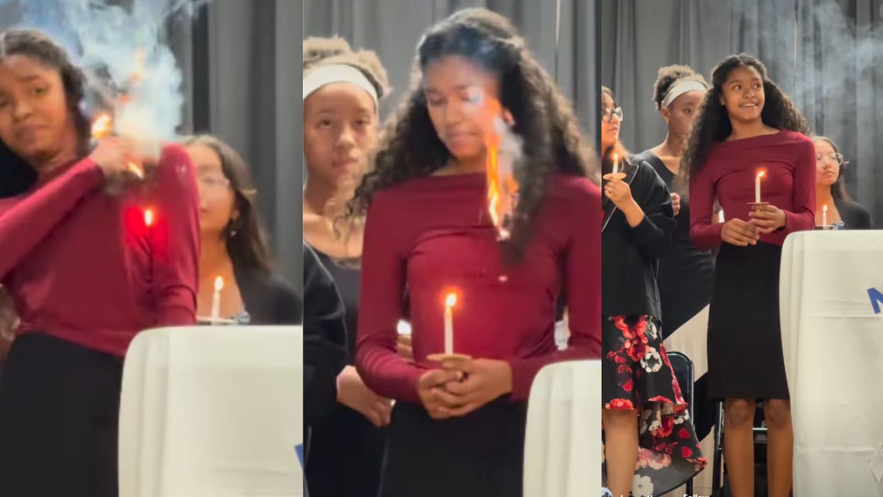 Viral Video: मंच पर बालों में लगी आग, छात्रा ने संयम से संभाली स्थिति; लोग बोले ‘कॉन्फिडेंस हो तो ऐसा’