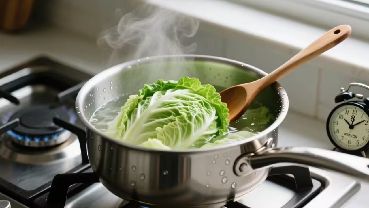 कटे हुए टुकड़ों को बड़े बर्तन में गर्म पानी और पर्याप्त नमक के साथ 10-15 मिनट भिगोकर रखें। नमक और गर्म पानी की वजह से कीड़े बाहर निकल जाते हैं या मर जाते हैं। इसके बाद गोभी को साफ पानी से दो-तीन बार अच्छे से धोना जरूरी है।(फोटो सोर्स- इंटरनेट)