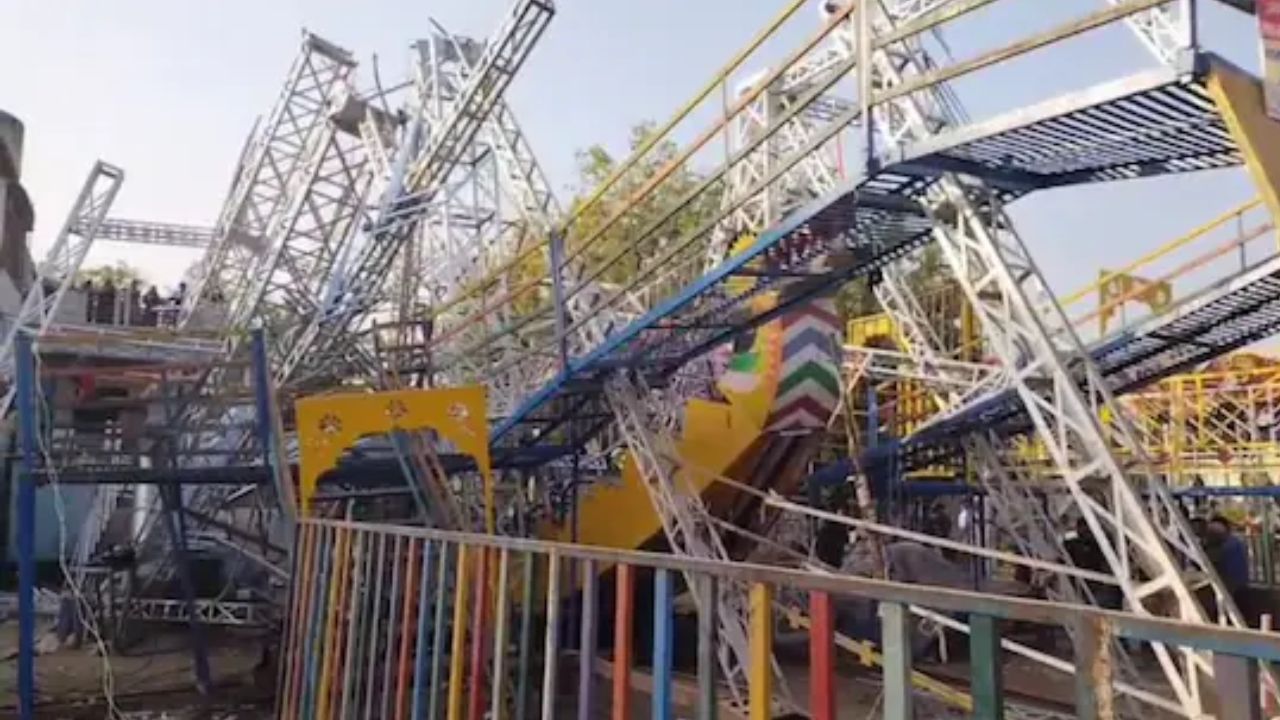 झाबुआ मेले में मौत को छूकर लौटे बच्चे: ड्रैगन झूला टूटा, 15 मासूम दबे; VIRAL VIDEO ने दहला दिया