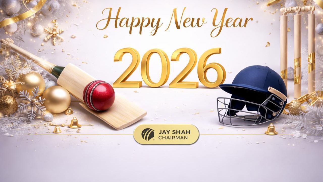 आईसीसी चेयरमैन जय शाह ने एक फोटो शेयर कर न्यू ईयर की बधाई दी। उन्होंने क्रिकेट फैंस के लिए शुभकामनाएं संदेश दिया। पोस्ट में खेल और नए साल की सकारात्मक शुरुआत पर जोर था। फैंस ने उनकी पोस्ट पर जमकर प्रतिक्रियाएं दीं। (Img: X)