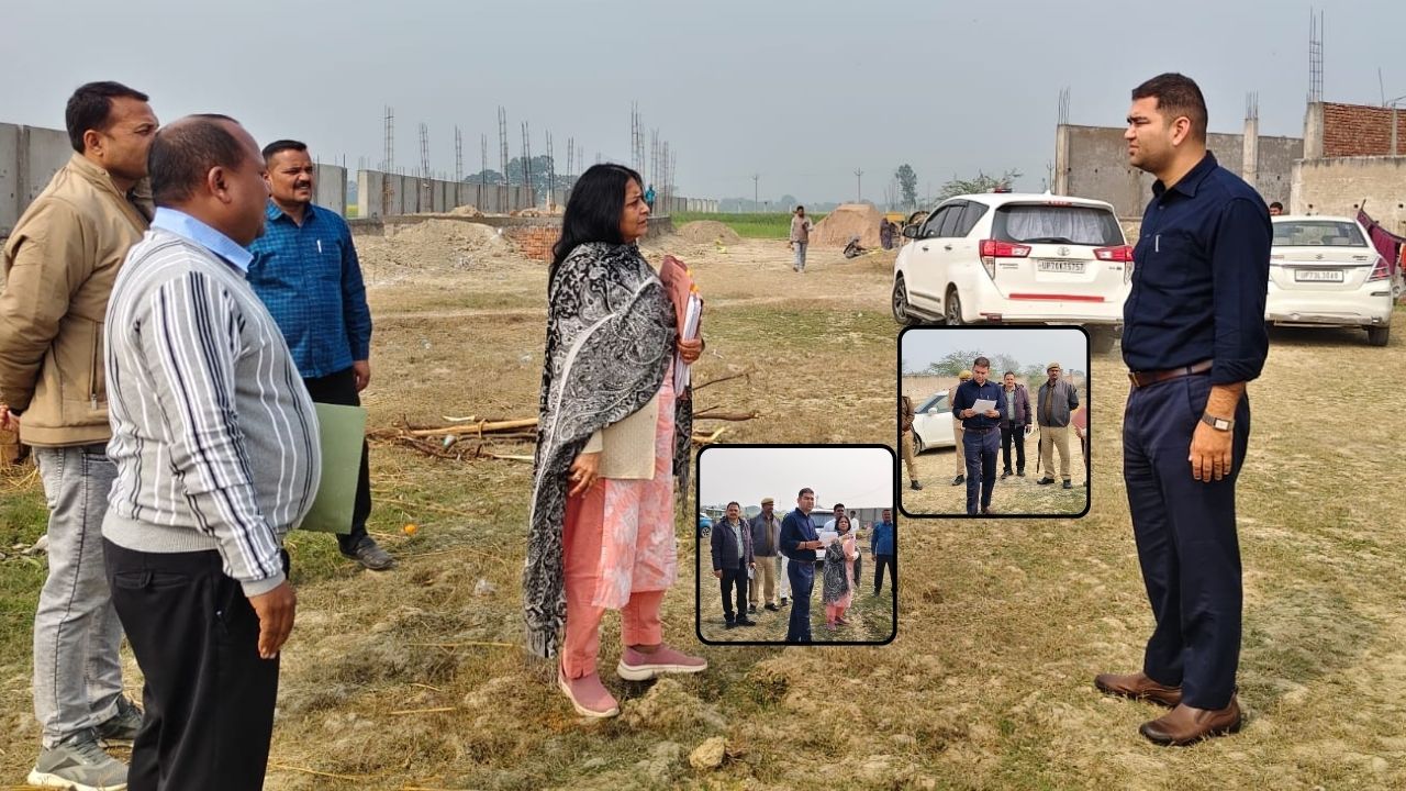 कौशांबी: कान्हा गौशाला निर्माण स्थल पर हालात देख भड़के जिलाधिकारी, ठेकेदार पर कार्रवाई के सख्त आदेश