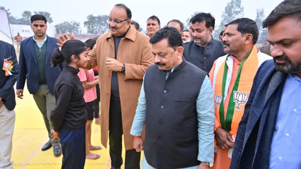 Kushinagar Chief Guest Minister-in-Charge Dinesh Pratap Singh 