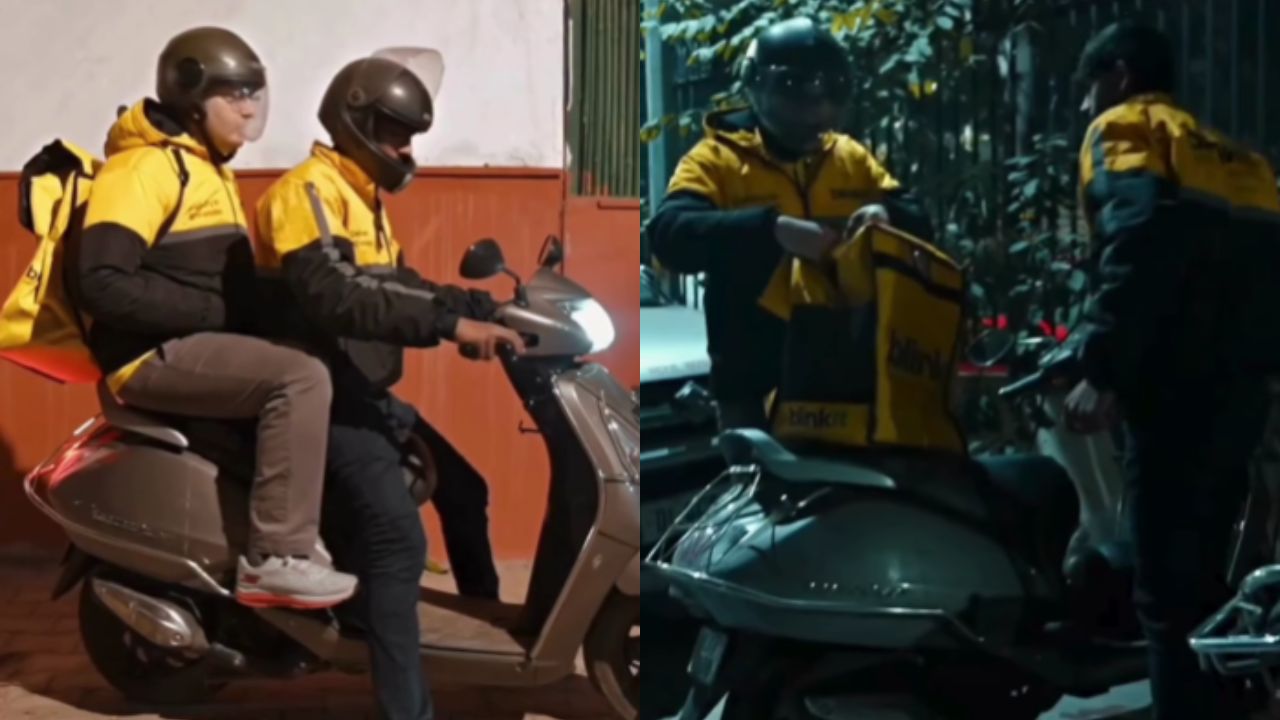 राघव चड्ढा ने स्कूटी पर सवार होकर घर-घर पहुँचाया पार्सल, देखिए Viral Video