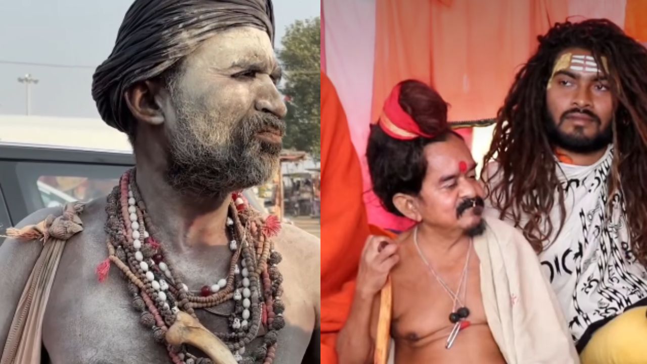 प्रयागराज माघ मेले में अजब-गजब नजारे, Viral Video में देखें साधु-संतों के अकल्पनीय कारनामे