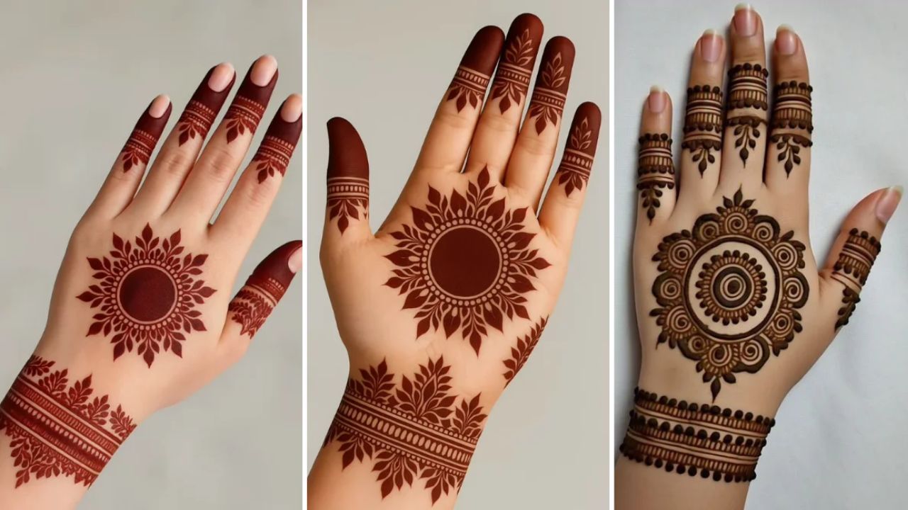 लोहड़ी से शादी तक: आसान मेहंदी डिजाइन जो हर हाथ पर जचें, देखें फोटोज