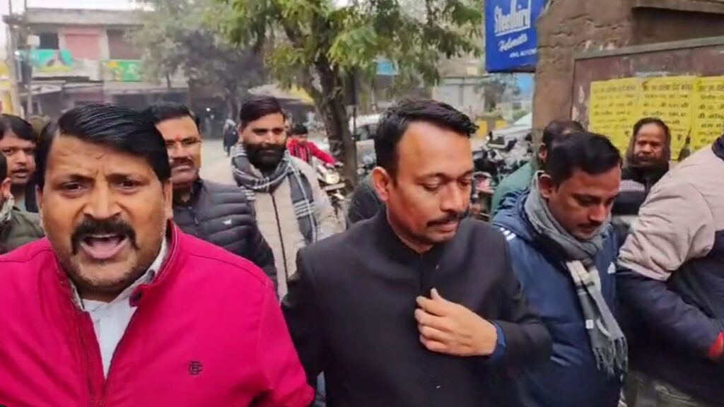 PCS officer Alankar Agnihotri arrives in Etah for the first time after his resignation 