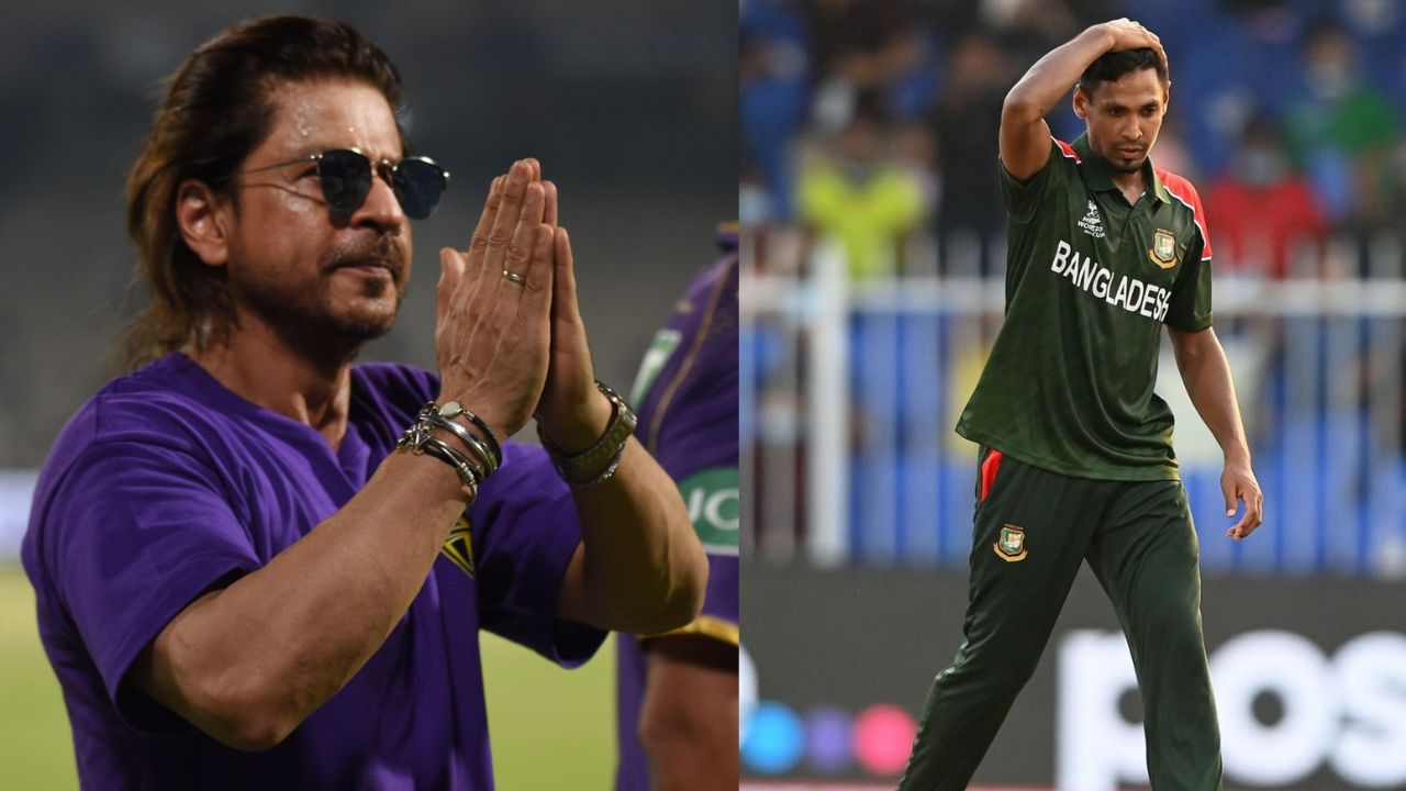 क्यों निशाने पर आए KKR के मालिक शाहरुख खान? मुस्तफ़िज़ुर रहमान पर चली BCCI की कैंची!