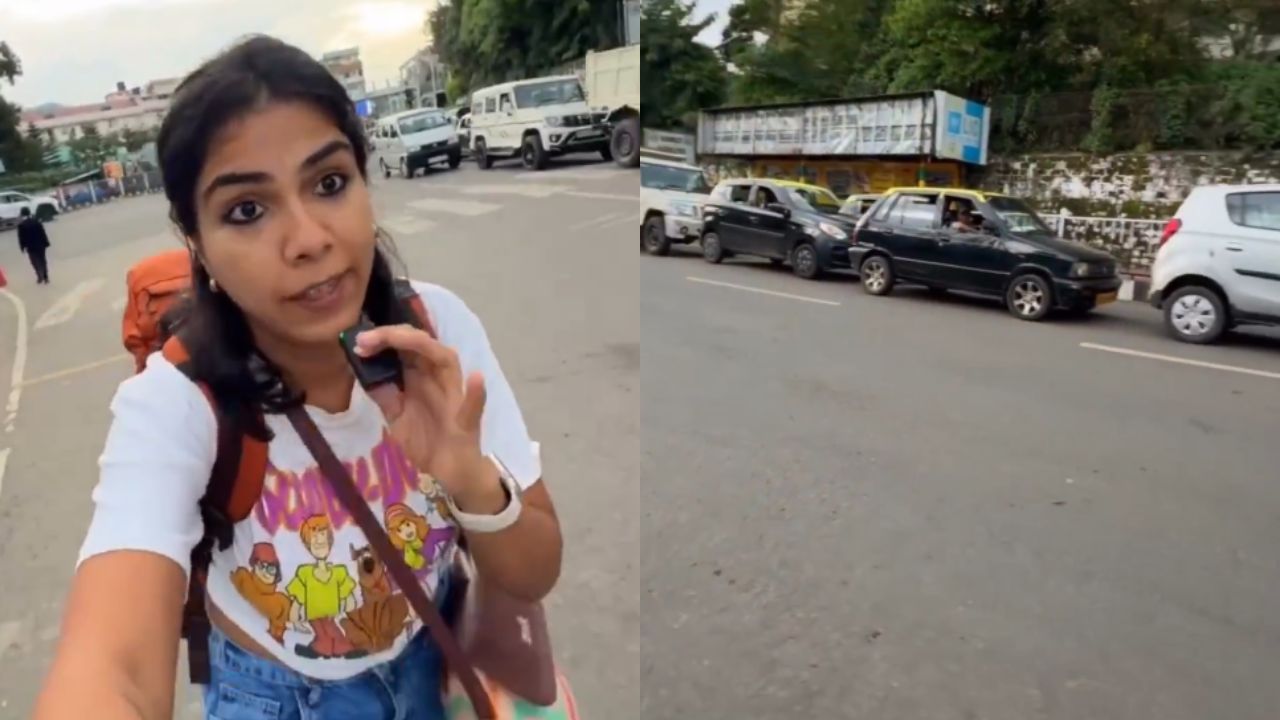 नॉर्थ ईस्ट की सड़कों पर जाम में भी अनुशासन, लड़की ने कैमरे में कैद किया सच, देखें Viral Video