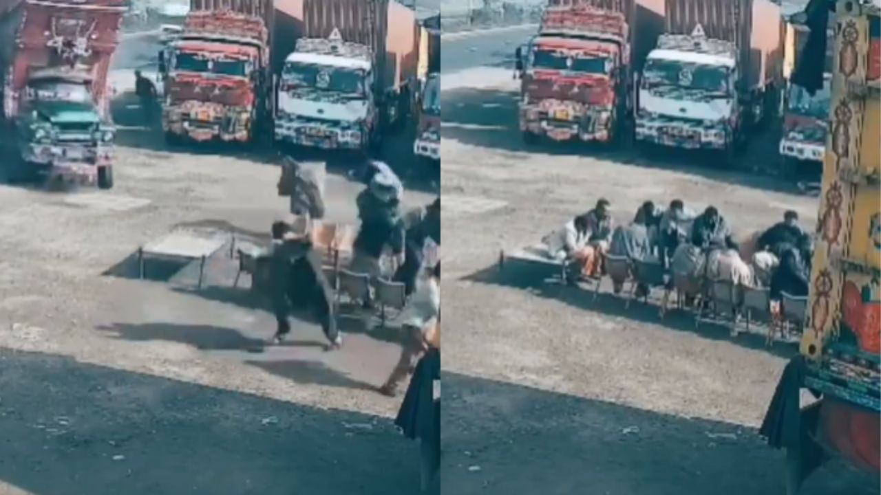 Viral Video: ढाबे पर आराम से खाना खा रहे थे लोग, पीछे से आई बेकाबू ट्रक, फिर जो हुआ देख कर रोंगटे खड़े हो जाएंगे!
