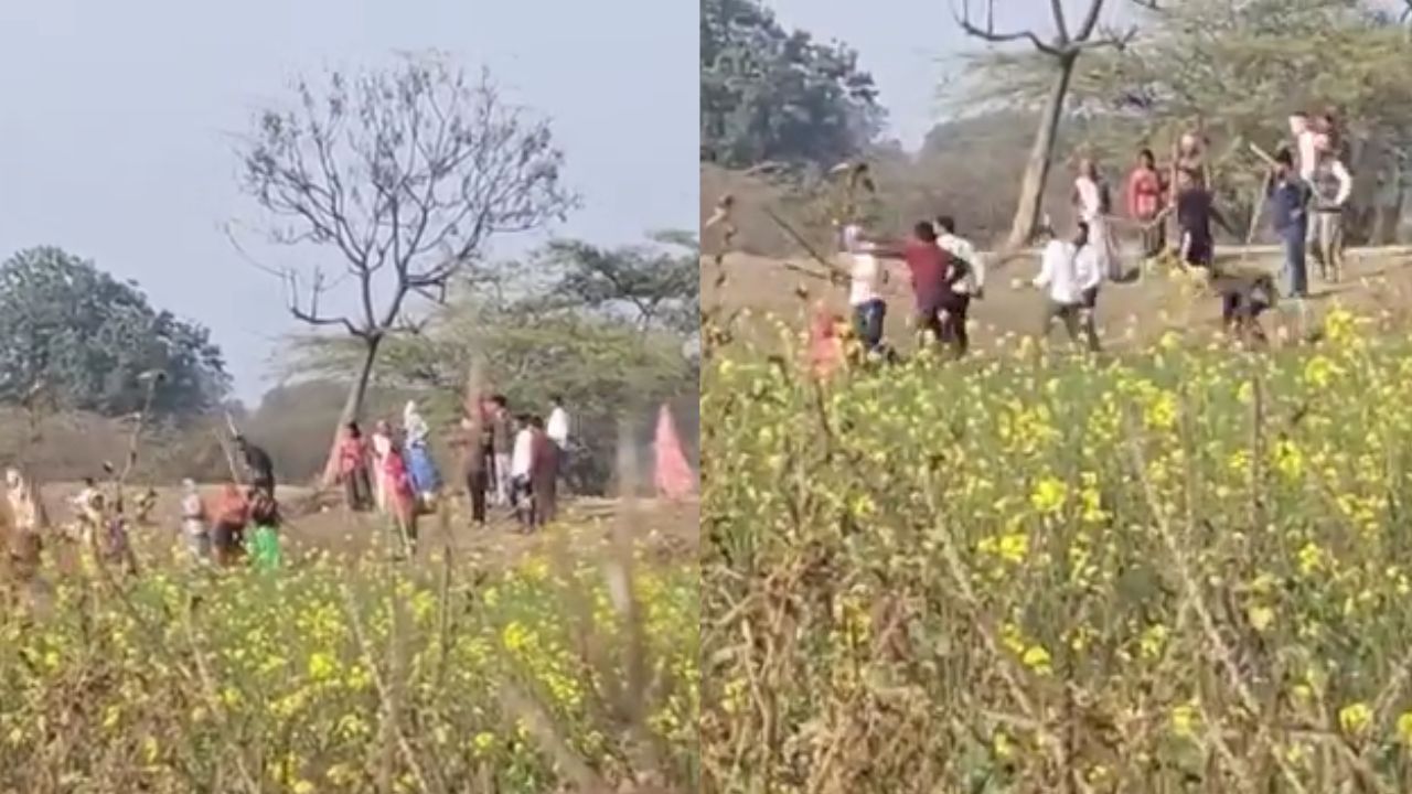 जमीनी विवाद को लेकर हिंस: चंदौली में लाठी-डंडे और पत्थरबाजी, वृद्ध महिला गंभीर रूप से घायल