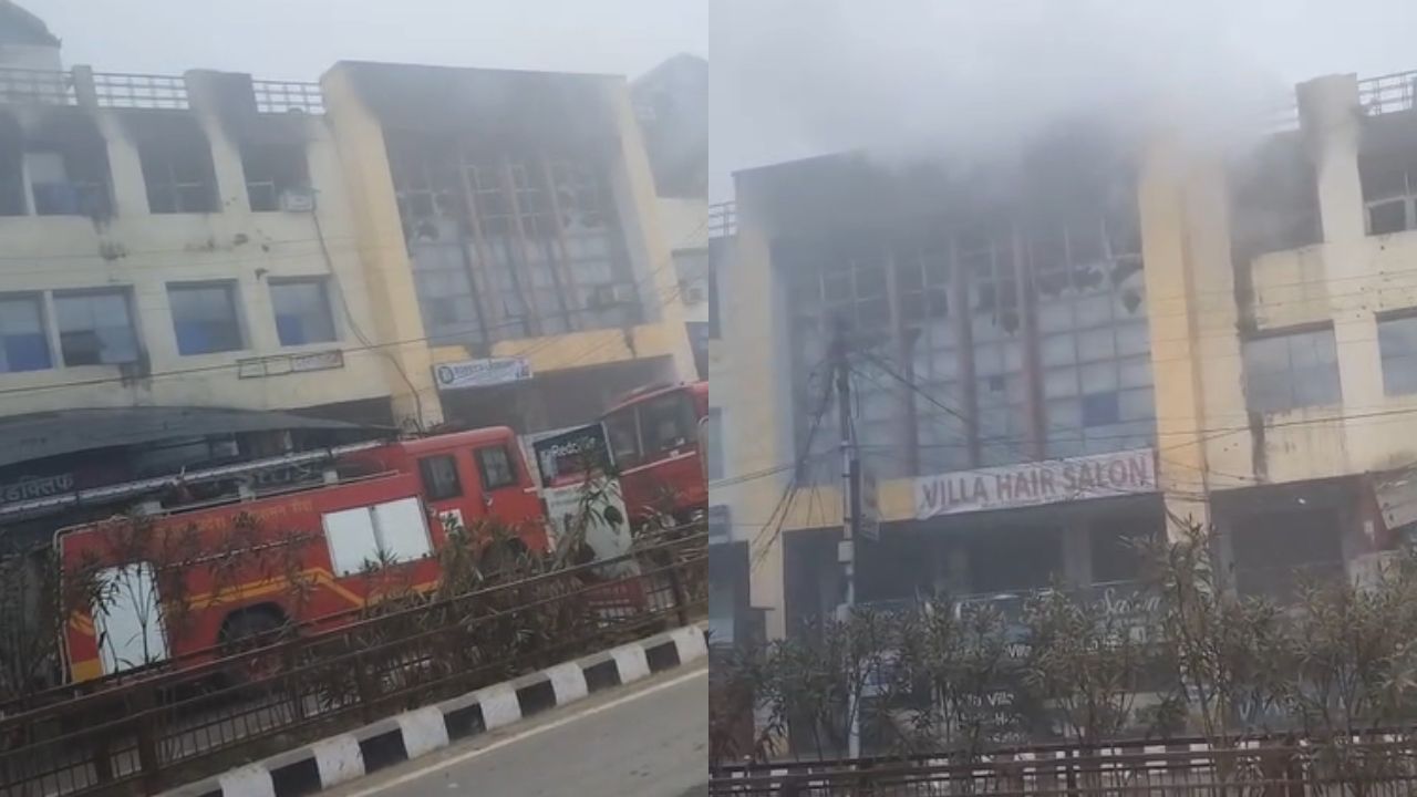 रात की खामोशी में तबाही: गोरखपुर सेल टैक्स कार्यालय में भीषण आग, लाखों की संपत्ति और अहम दस्तावेज जलकर राख