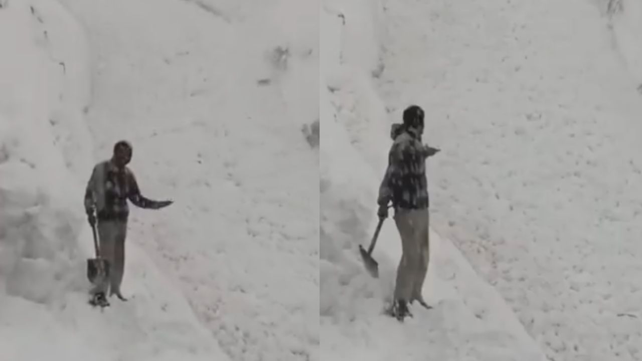 हिमाचल के पहाड़ों से अचनाक बहने लगी ‘बर्फ की नदी’, Viral Video ने दुनिया को किया हैरान