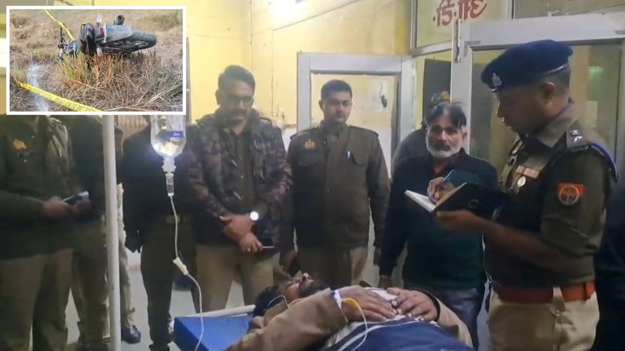 प्रतापगढ़ में तड़के हुई मुठभेड़ से मचा हड़कंप: पशु तस्कर के पैर में लगी गोली, पुलिस ने किया गिरफ्तार