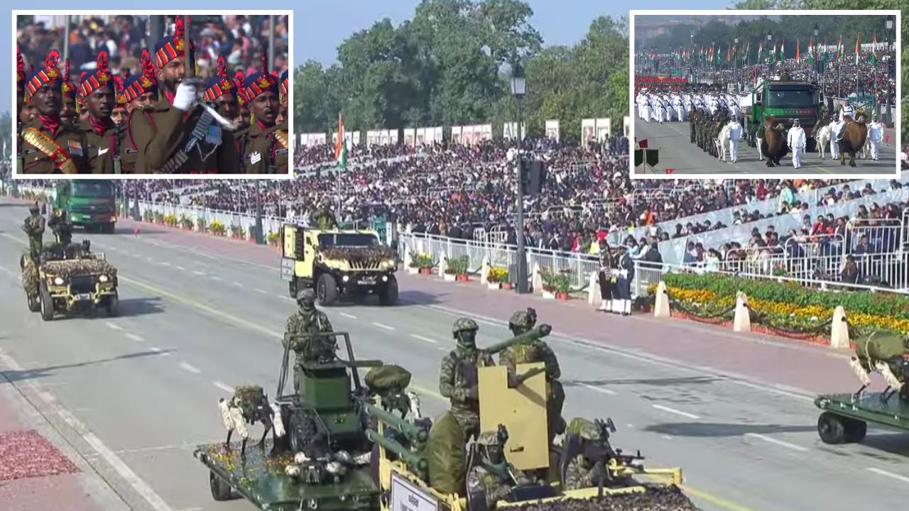 Republic Day 2026 Live: कर्तव्य पथ पर सूर्य अस्त्र और ब्रह्मोश का शानदार प्रदर्शन, जानें पल-पल का अपडेट Republic Day 2026 Live: कर्तव्य पथ पर सूर्य अस्त्र और ब्रह्मोश का शानदार प्रदर्शन, जानें पल-पल का अपडेट