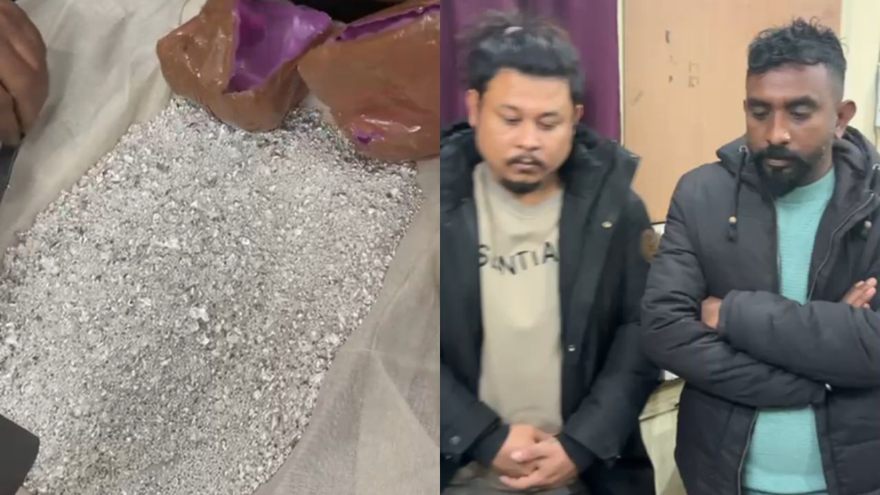 सोनौली सीमा पर कस्टम का बड़ा प्रहार: लग्जरी कार में मिली 25 लाख की चांदी, दो नेपाली तस्कर गिरफ्तार