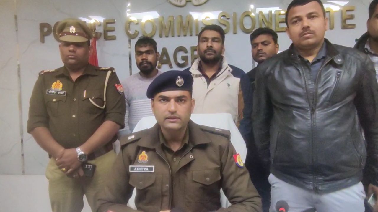 आगरा में जहर का कारोबार बेनकाब: नकली अंग्रेजी शराब फैक्ट्री ध्वस्त, 10 लाख की शराब जब्त