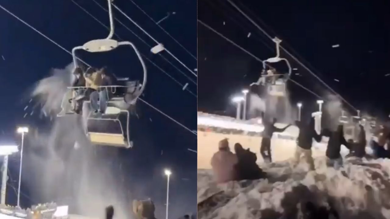 स्विट्जरलैंड की ठंडी चोटियों में दोस्तों की मस्ती, और नीचे खड़े लोगों की अनोखी हरकतें, Viral Video में देखें मजेदार पल