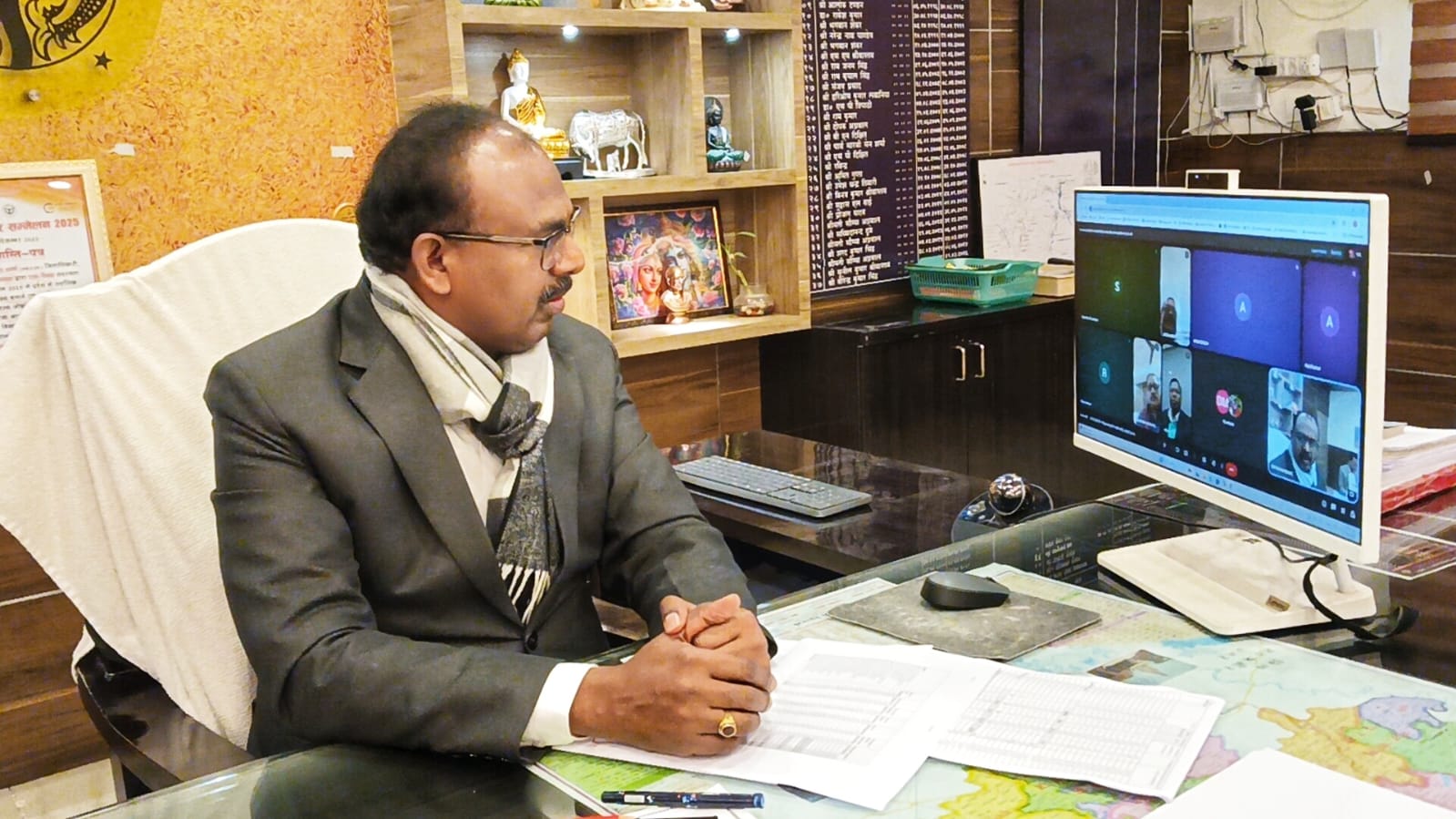 SIR-2026 को लेकर जिलाधिकारी संतोष कुमार शर्मा सख्त, दावे-आपत्तियों की सुनवाई पर ऑनलाइन निगरानी