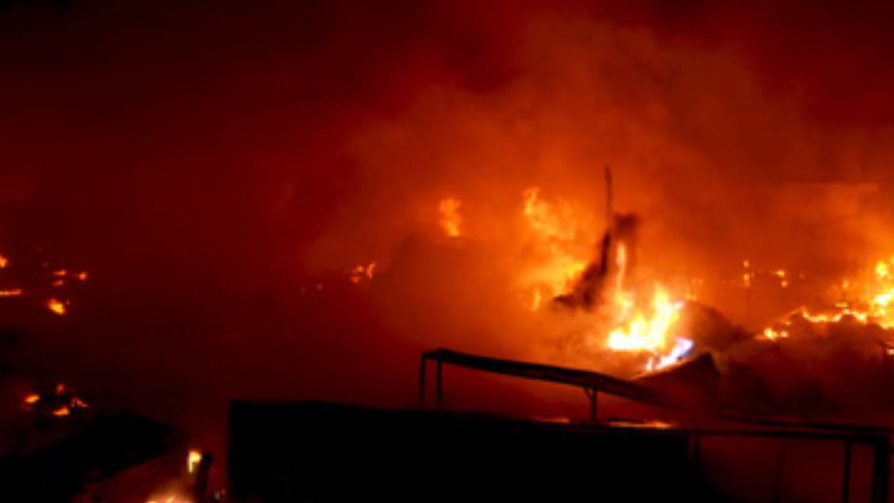 बलिया अग्निकांड: झोपड़ी में बंधे 11 पशु झुलसे, एक की मौत, 10 की हालत गंभीर