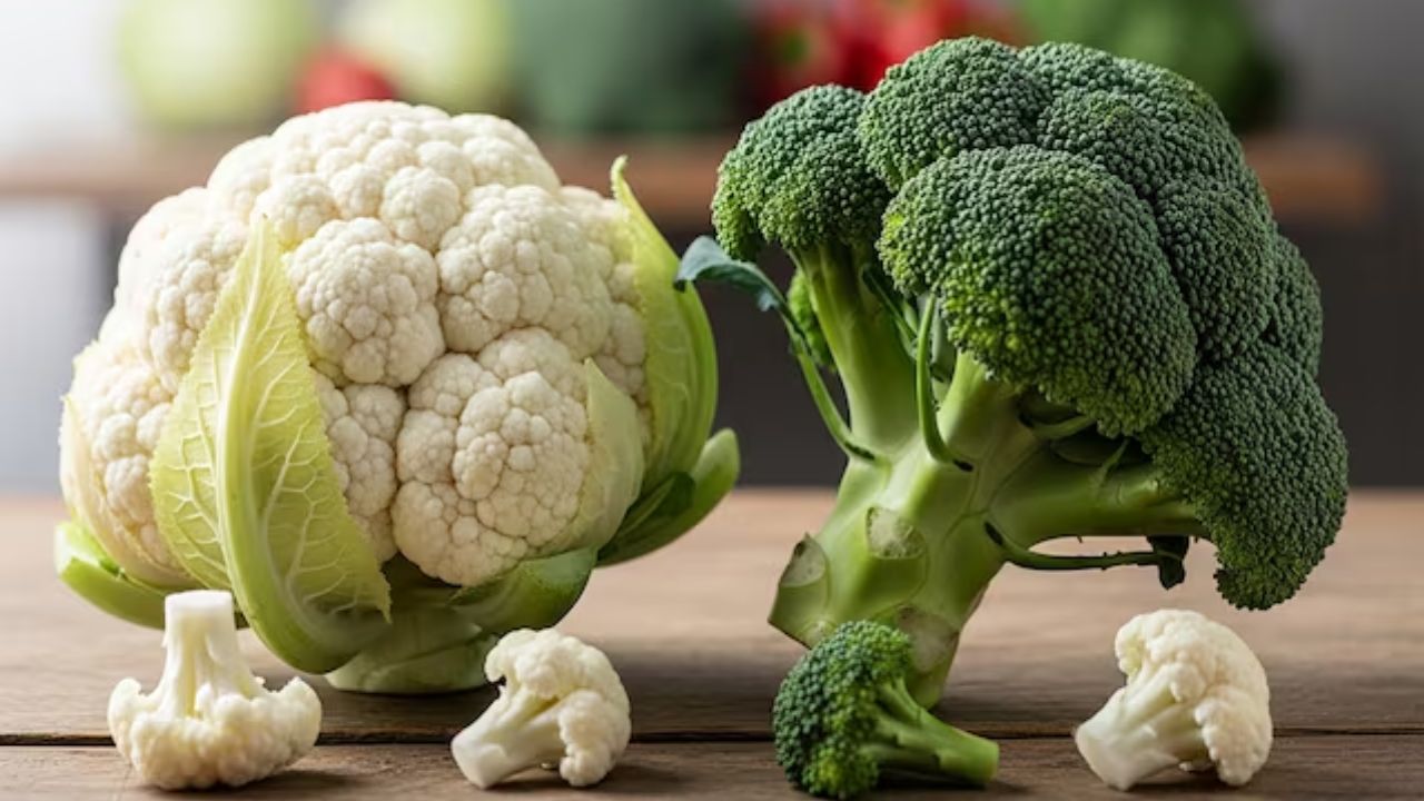 आजकल हेल्दी डाइट को लेकर लोग पहले से कहीं ज्यादा जागरूक हो गए हैं। सब्जियों में ब्रोकली और फूलगोभी को सुपरफूड की कैटेगरी में रखा जाता है। दोनों दिखने में लगभग एक जैसी लगती हैं, लेकिन पोषण और सेहत पर असर के मामले में इनमें कई अहम अंतर हैं। अक्सर लोगों के मन में सवाल रहता है कि रोजमर्रा की डाइट में ब्रोकली बेहतर है या फूलगोभी। (Img: Google)