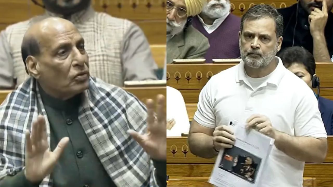 Budget Session: राहुल गांधी के बयान पर संसद में हंगामा, राजनाथ सिंह का जवाब; जानिये भाषण की खास बातें
