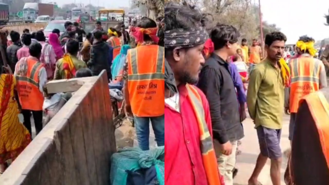 चंदौली में सरकारी कार्रवाई के दौरान अचानक बिगड़े हालात, मौके पर मचा हड़कंप