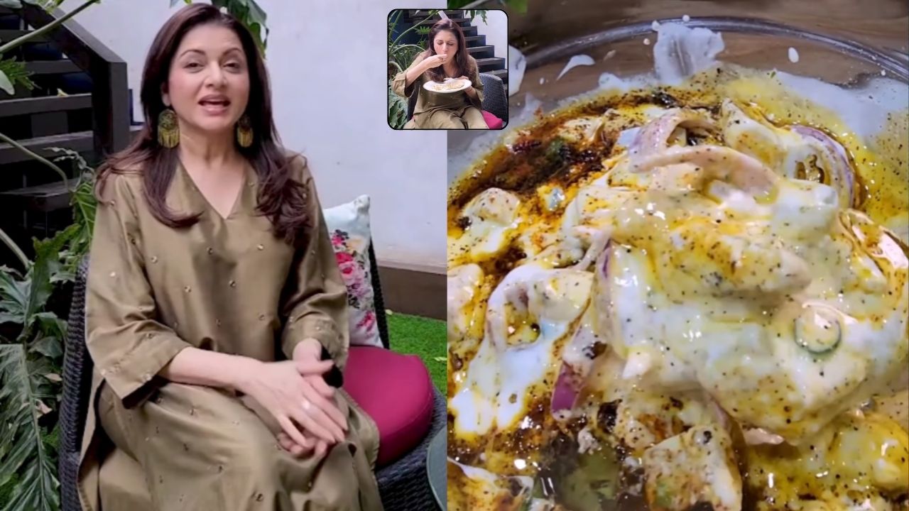 भाग्यश्री ने शेयर किया खास रेसिपी, ज्वार की रोटी के साथ ऐसे बनाएं कम्फर्ट फूड रायता