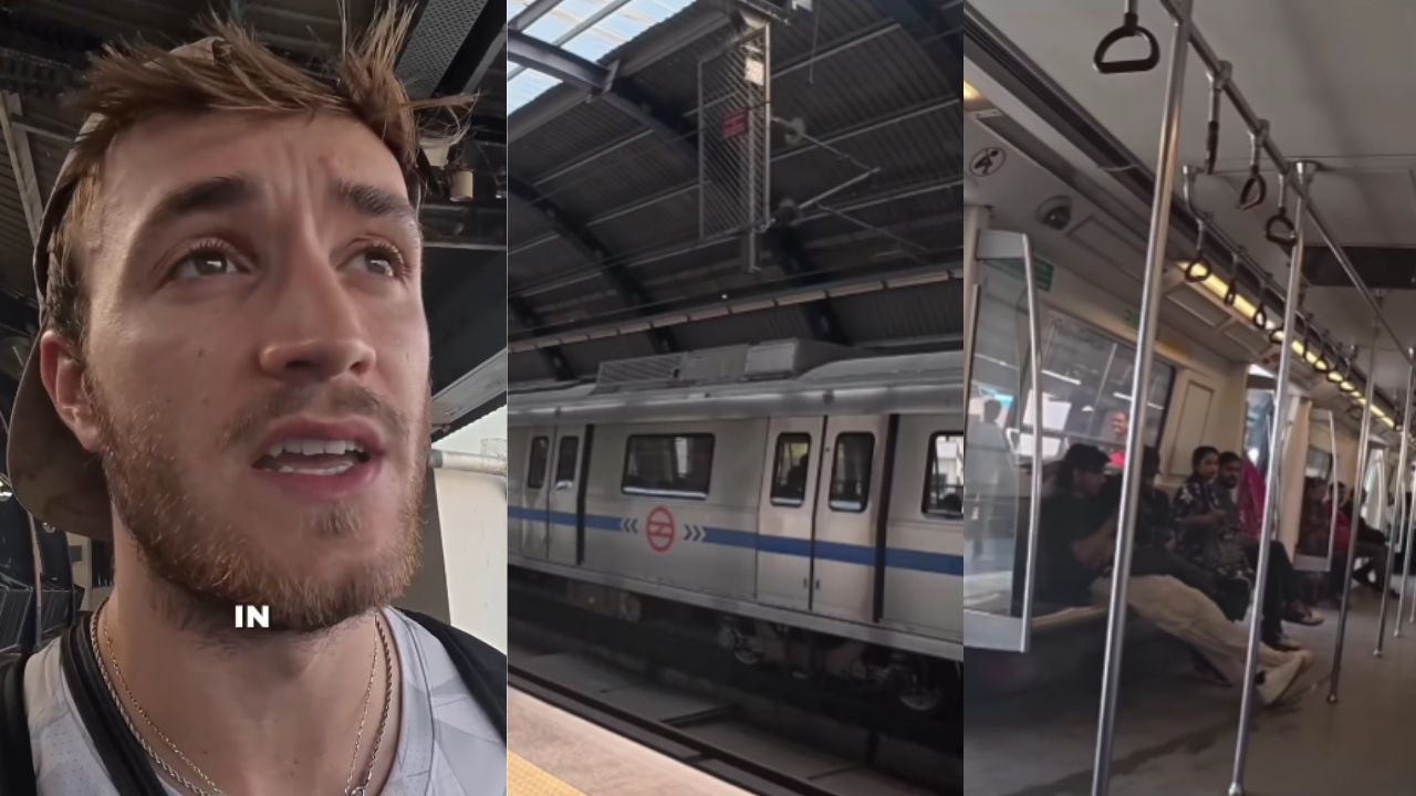 विदेशी युवक ने कहा- लंदन अंडरग्राउंड से बेहतर है दिल्ली मेट्रो, वजह जानकर दंग रह जाएंगे आप, देखिये Viral Video