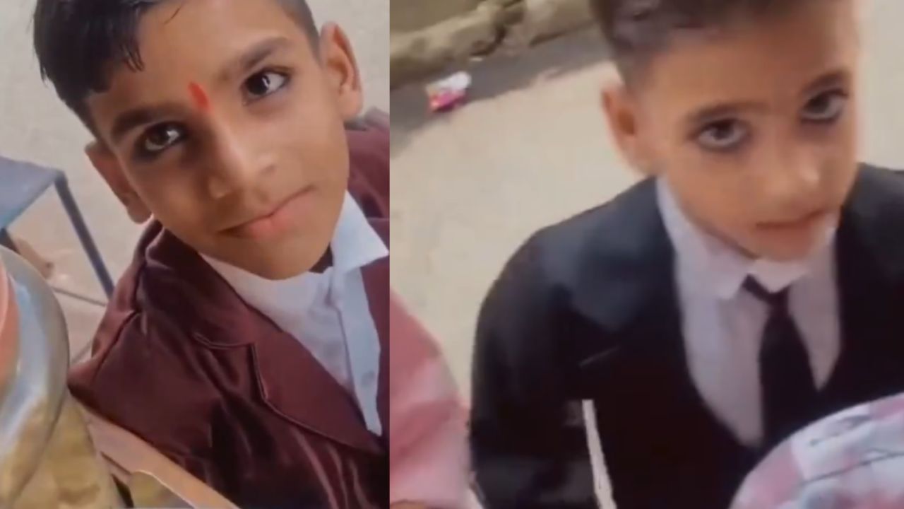 सादगी की जगह चमकदार कपड़े: तेरहवीं पर पोते का मजेदार अंदाज वायरल, देखिये वीडियो