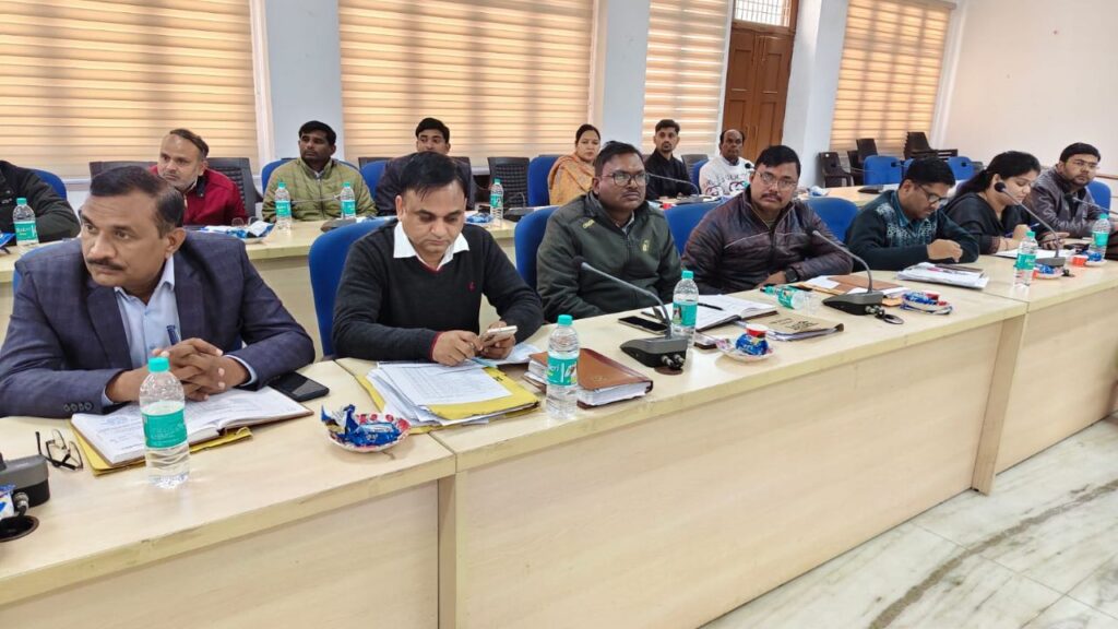 Kaushambi District Magistrate Dr Amit Pal review meeting 