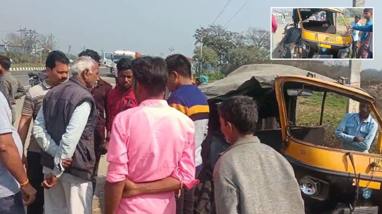 गोरखपुर-सोनौली हाईवे बना हादसों का गवाह, एक घंटे में दो टक्कर से मची हलचल, देखें पूरा वीडियो