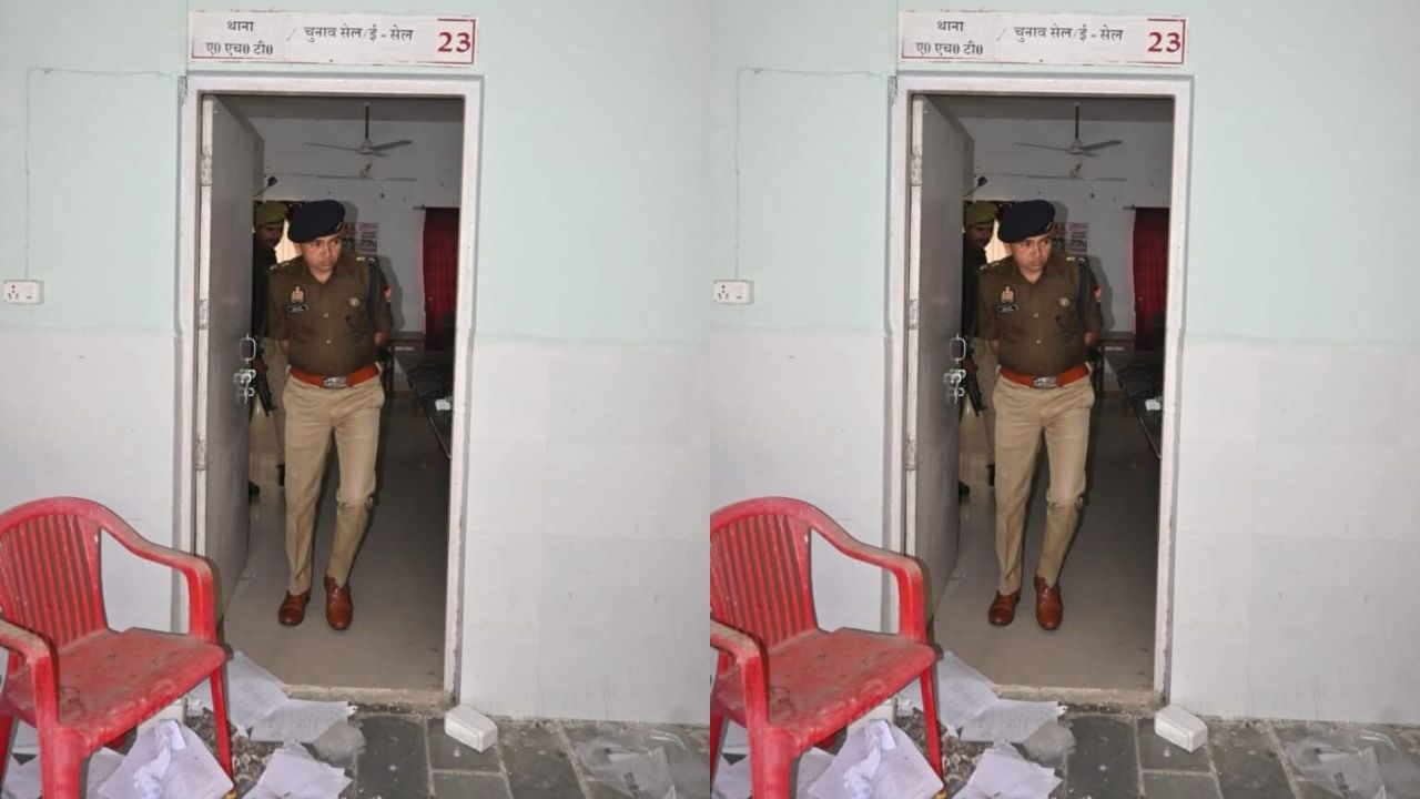 Maharajganj: पुलिस कार्यालय में अचानक पहुंचे SP, लंबित फाइलों पर चली नजर, कर्मचारियों को मिलें ये सख्त संदेश