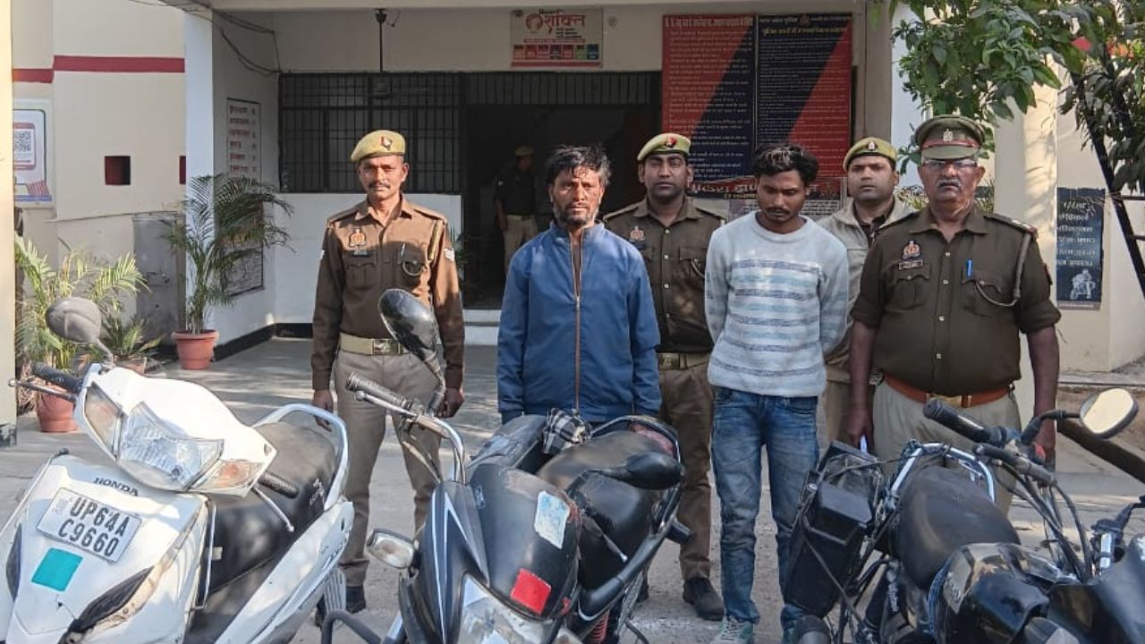 सोनभद्र में वाहन चोरों पर पुलिस का ताबड़तोड़ वार, दबोचे गए दो आरोपी; गिरोह हुआ बेनकाब