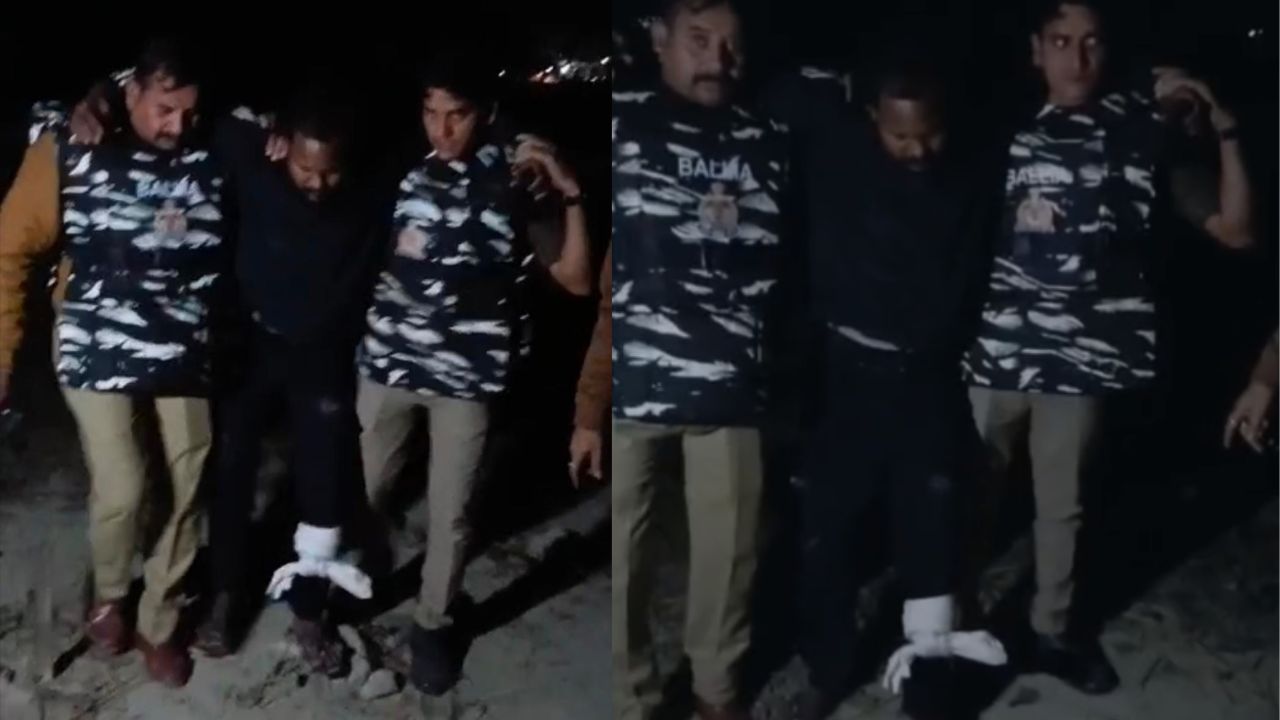 Ballia Encounter: पुलिस से भिड़ा शातिर चोर, जवाबी फायरिंग में पैर में लगी गोली