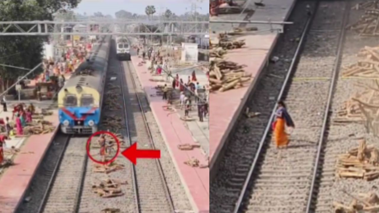 ट्रेन गुजरते ही ट्रैक पर मच गई चीख-पुकार, कुछ सेकंड में बदल गया पूरा मंजर; देखिये वायरल वीडियो
