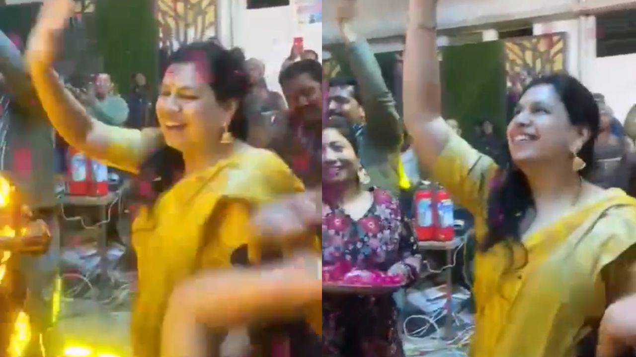 देवरिया में रंगों की धूम: होली के गीतों पर झूमे अधिकारी, DM दिव्या मित्तल का Video Viral