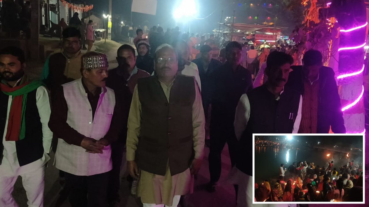 मिठौरा महायज्ञ के दसवें दिन उमड़ा श्रद्धालुओं का सैलाब, गंगा आरती में शामिल हुए पूर्व मंत्री सुशील कुमार टिबड़ेवाल